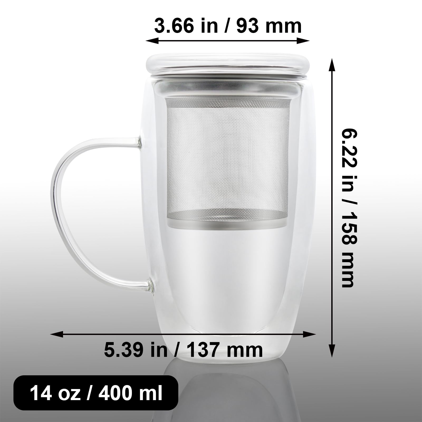Almagic fine mesh infuser delivers smooth, leaf-free tea with one clean pour