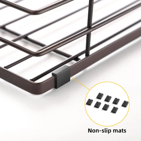 ALOCEO rust-resistant stainless steel basket keeps kitchen look tidy.