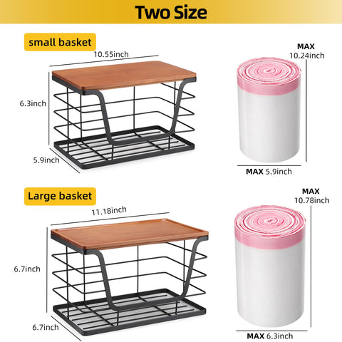 ALOCEO two-pack set keeps kitchen rolls neat and accessible on demand.
