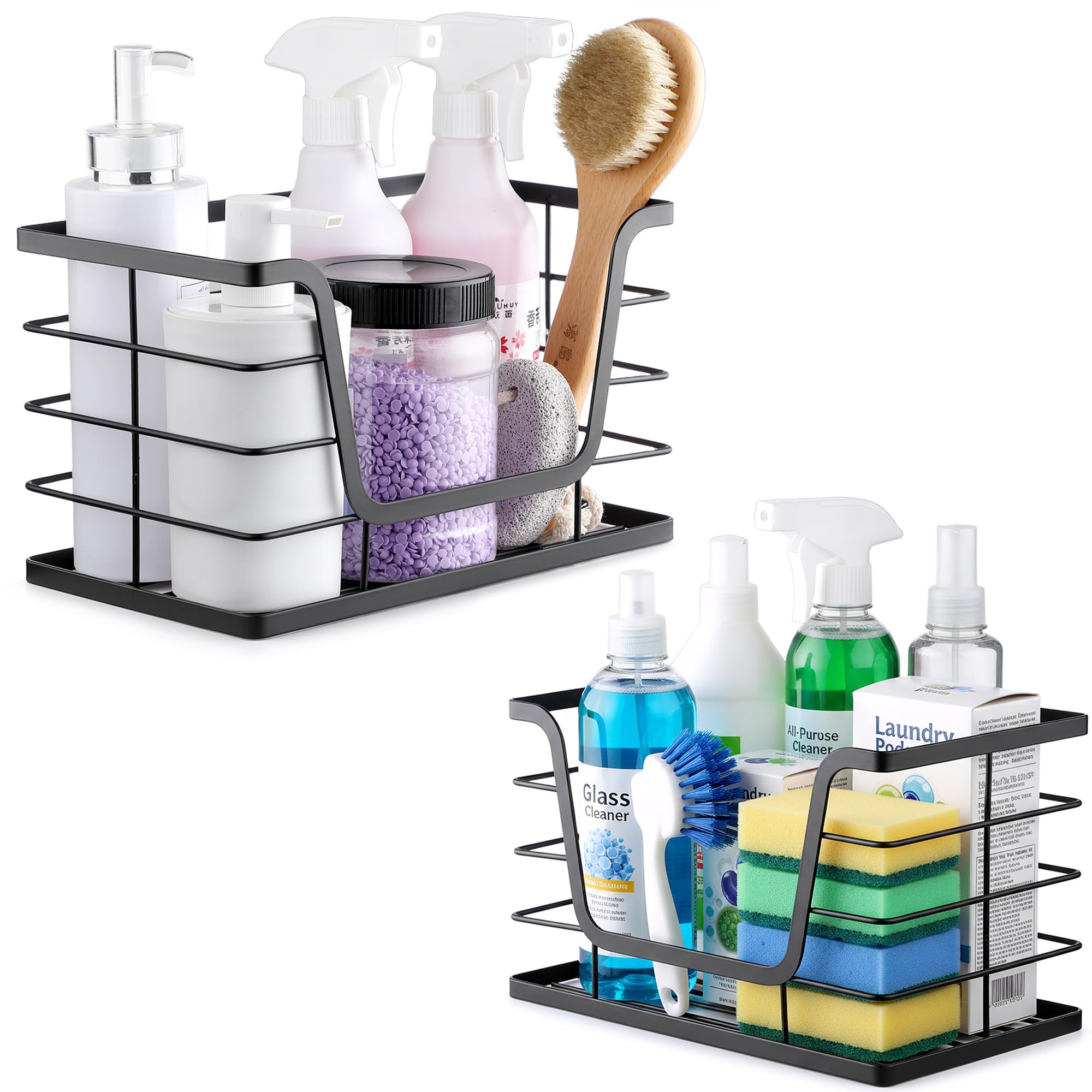 ALOCEO under-sink stackable unit maximizes vertical space in small rooms.