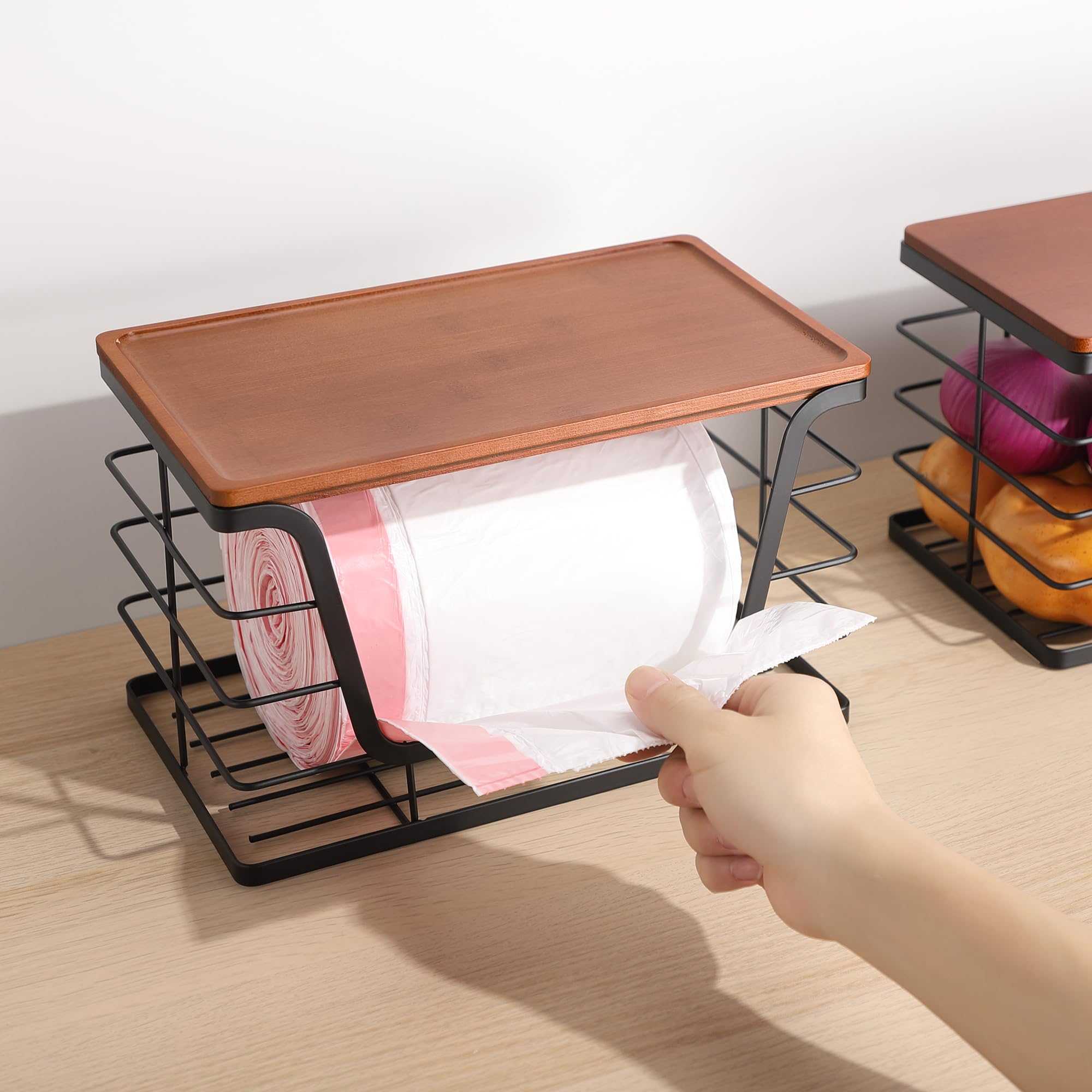 ALOCEO vertical stack design saves counter space in kitchen or laundry.