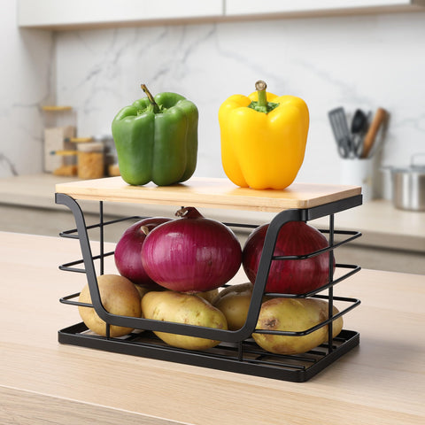 ALOCEO small wall basket under-sink storage keeps essentials organized