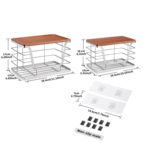 ALOCEO under-sink storage solution for laundry and pantry organization