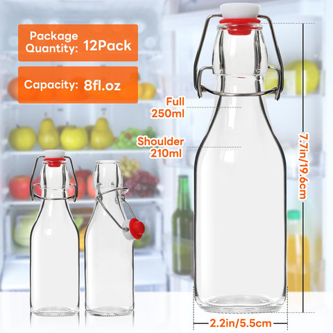 Alotpower home brewing bottle 8oz, perfect for small batches