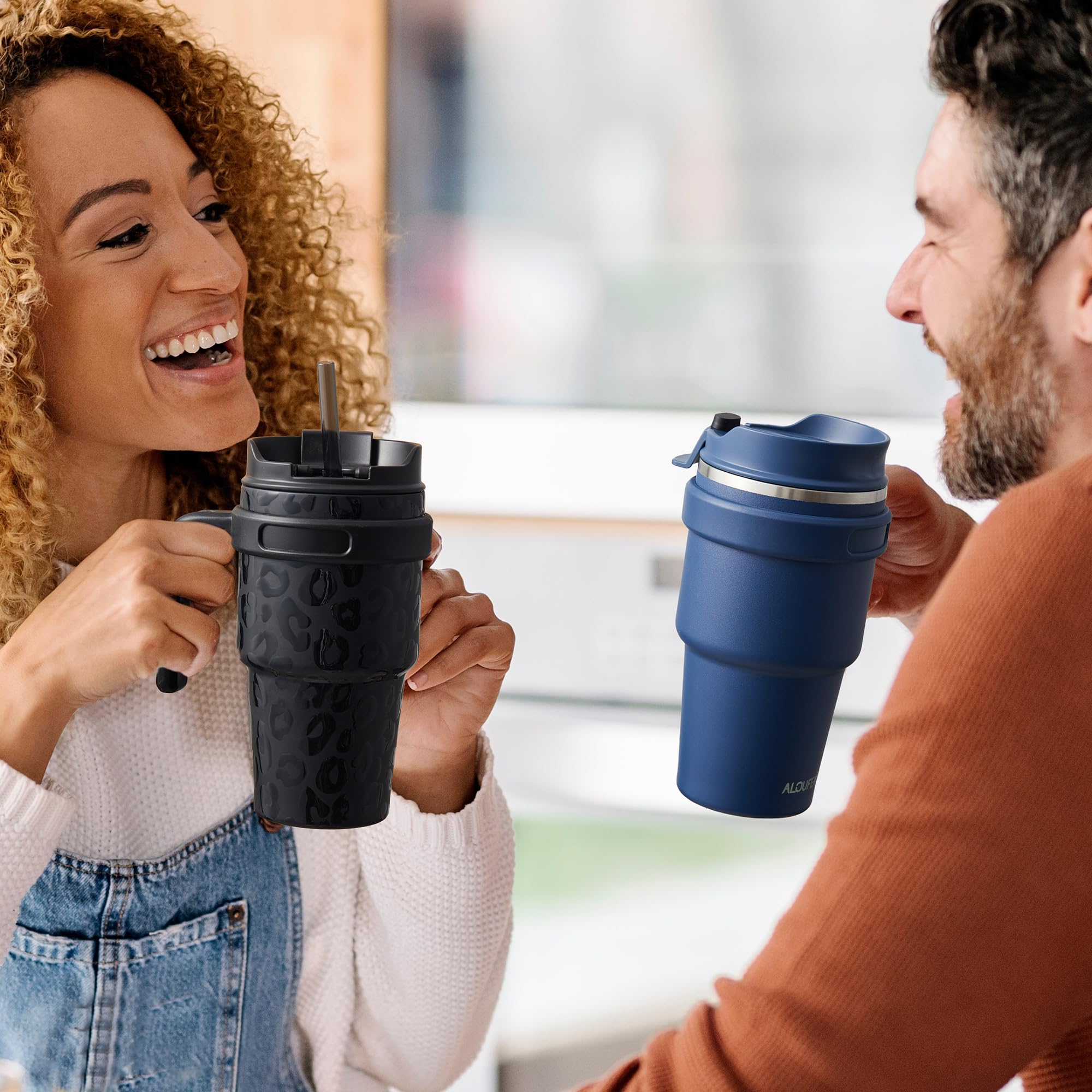 ALOUFEA gift-ready coffee tumbler ideal for birthdays and holidays