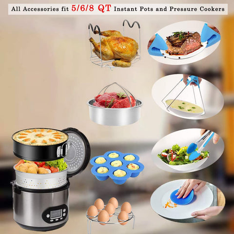 Alpacasso steamer rack and trivet for safe elevated cooking.