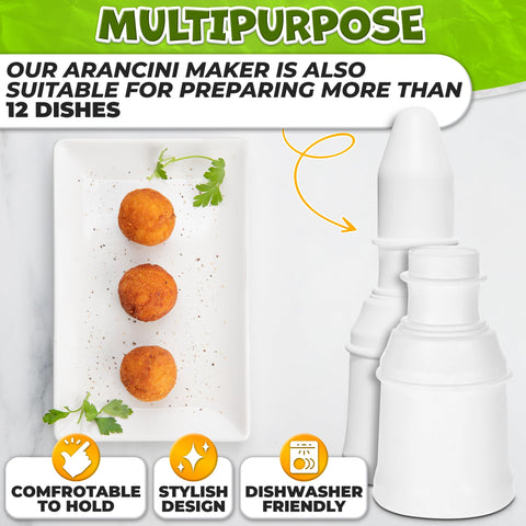 ALPENKOK Arancini mold dishwasher-safe for easy cleanup after cooking