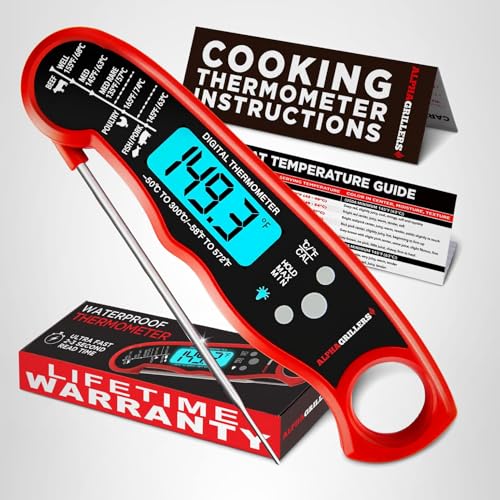 Alpha Grillers thermometer in elegant gift packaging for gifting.