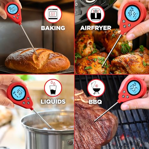 Alpha Grillers water-resistant thermometer IP66 for kitchen and outdoor use