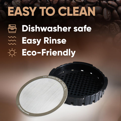 Altura MESH XL filter close-up highlighting durable stainless steel