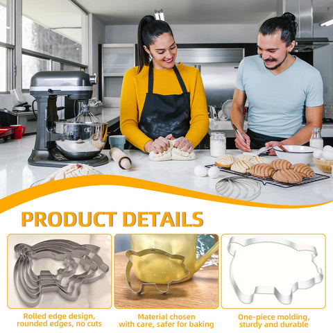 Alunduto cookie cutters are dishwasher safe for quick cleanup after baking.