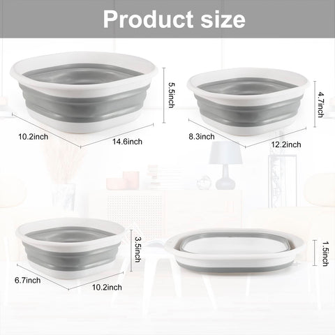 ALYSTER foldable storage grey saves space when not in use