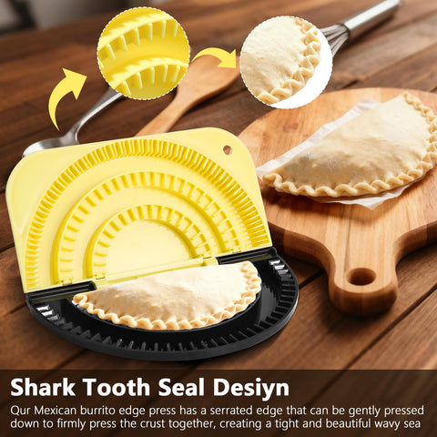 Amader tortilla sealer dishwasher-safe for quick cleanup after cooking.