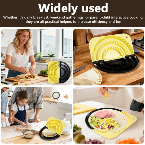 Amader tortilla sealer shark tooth design helps secure the seal precisely.
