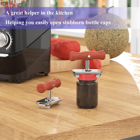 Amadething jar opener aids easier opening for arthritis-friendly grips