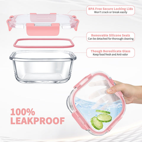 AMALEKO borosilicate glass is oven and microwave safe for reheating.