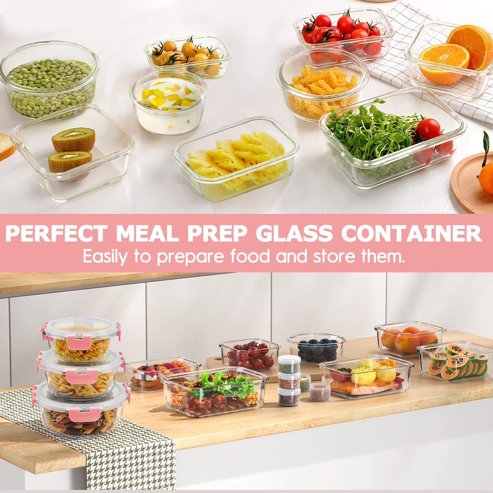 AMALEKO removable silicone seals on lids simplify cleaning and maintenance.
