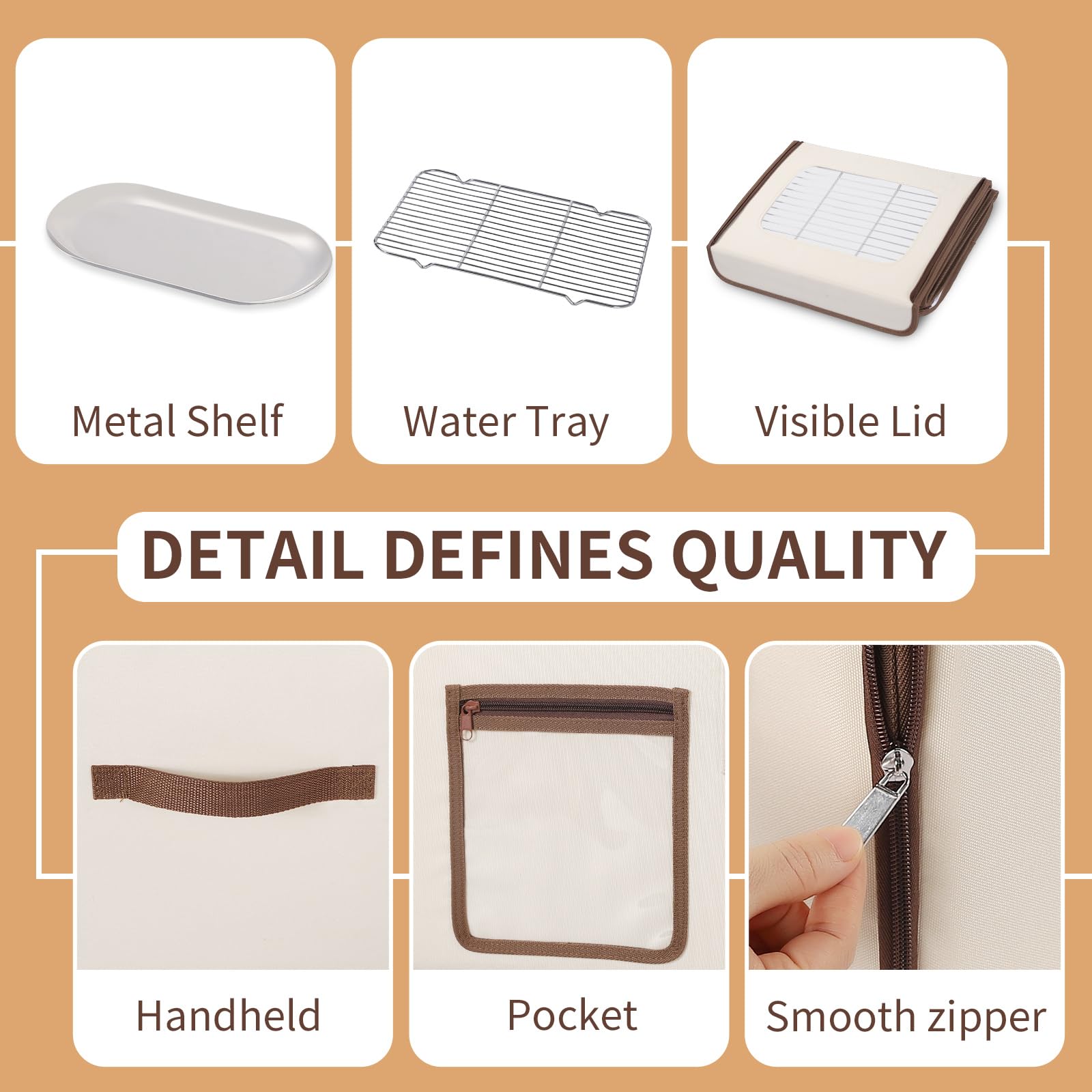 Amalflorid interior lining is easy to wipe clean between batches