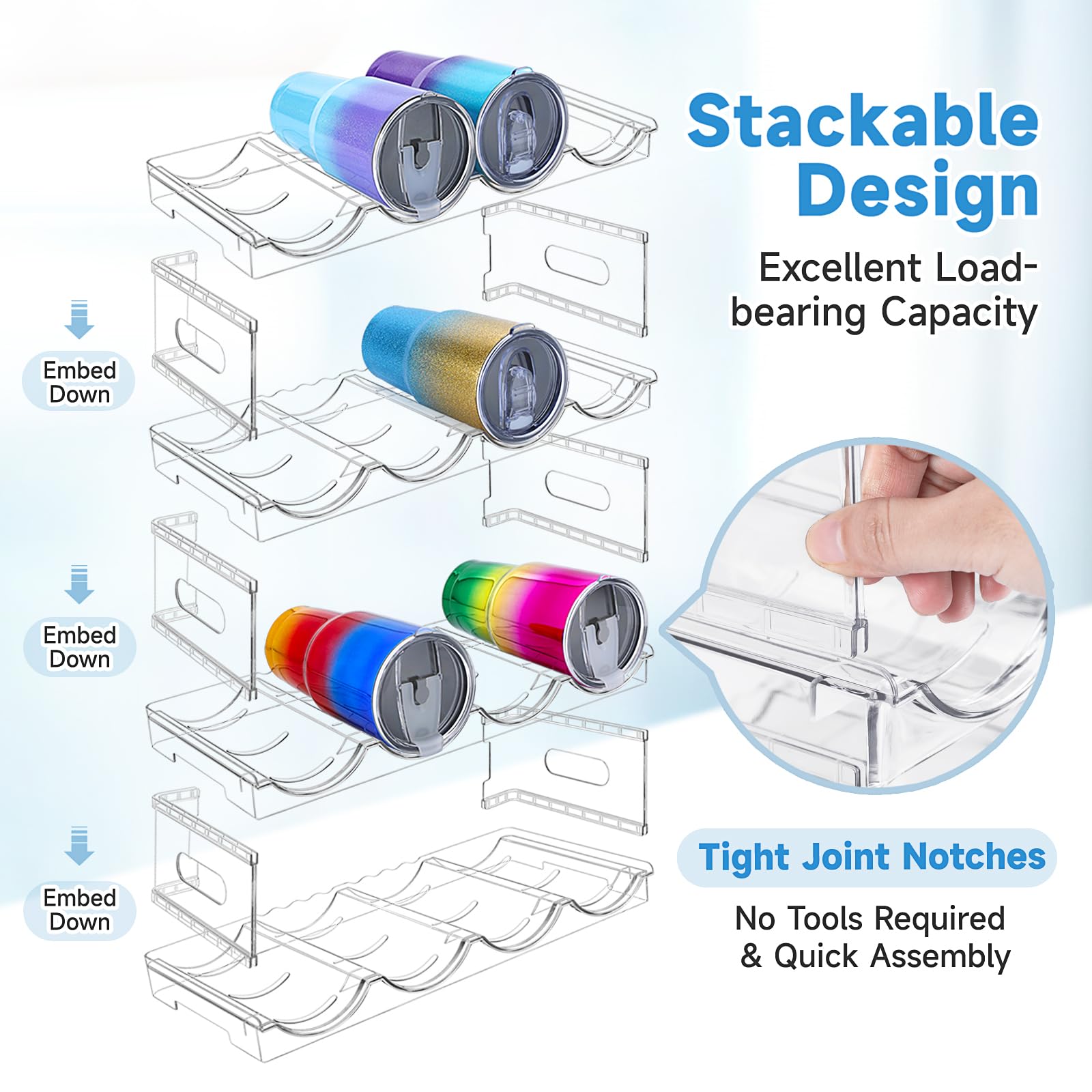 Amaoot easy-assembly rack that snaps together in minutes.