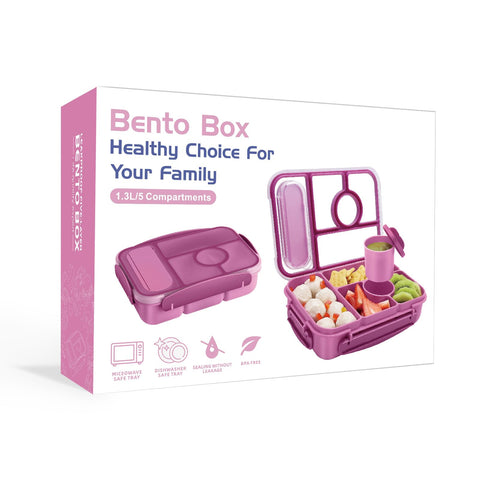 Amathley bento box ideal for school, work, or travel.