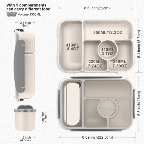 Amathley Bento Box microwave-safe for quick reheats and warm lunches.