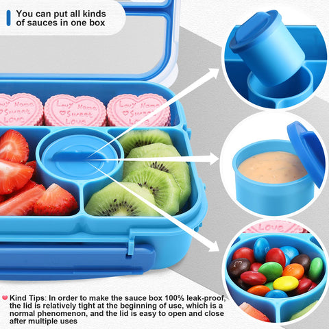 Box is microwave-safe with lid removed for reheating