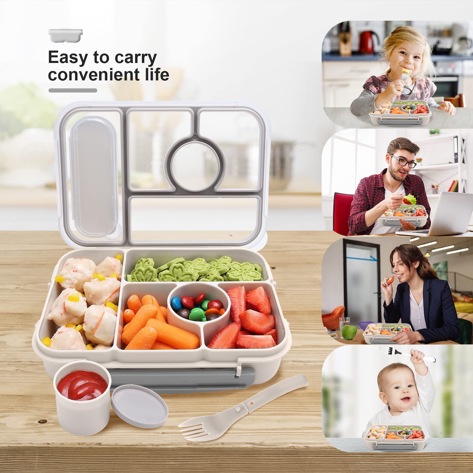 Amathley sauce containers leakproof design prevents spills during transit.