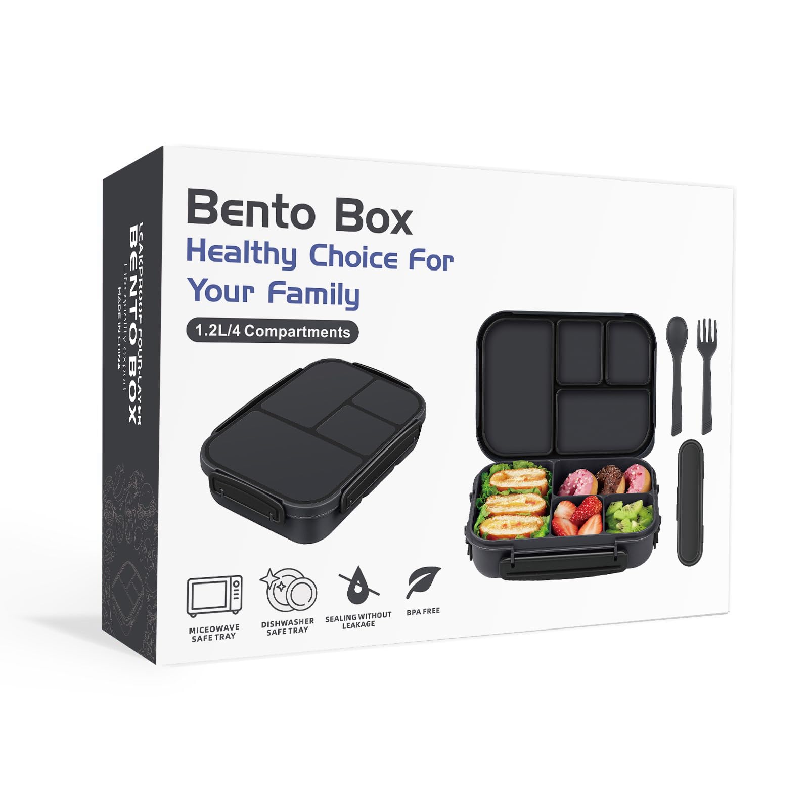 Removable Compartments Enable Quick Cleanup and Flexible Packing.