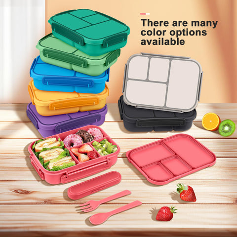 Amathley lunch box leak proof seals prevent spills during transport