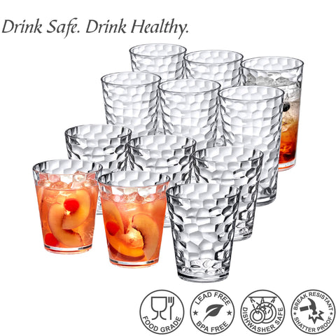 Amazing Abby BPA-free shatter-proof glasses ensure safe, durable daily use.