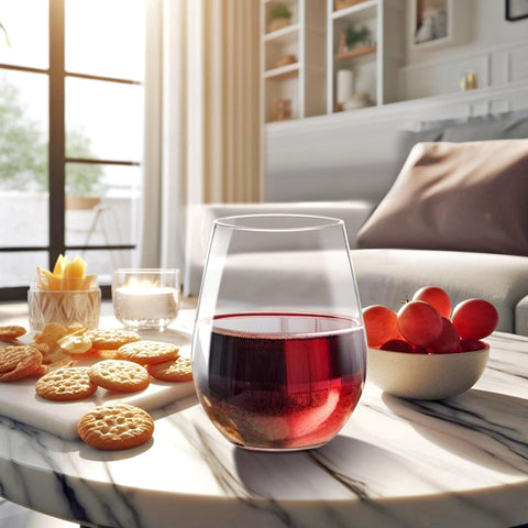 Amazing Abby Cindy BPA-free-dishwasher-safe-glasses simplify cleanup anywhere