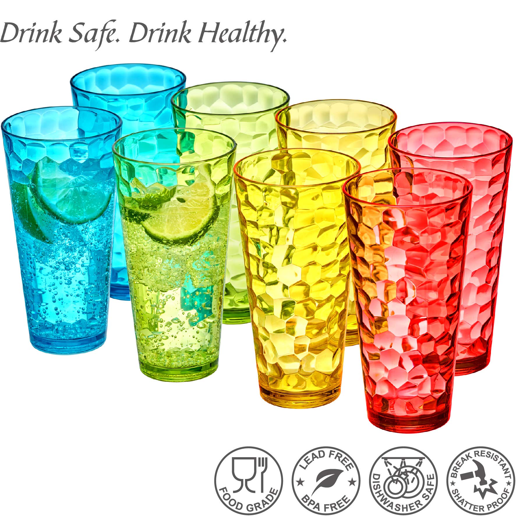 Amazing Abby dishwasher-safe tumbler set simplifies cleanup after gatherings