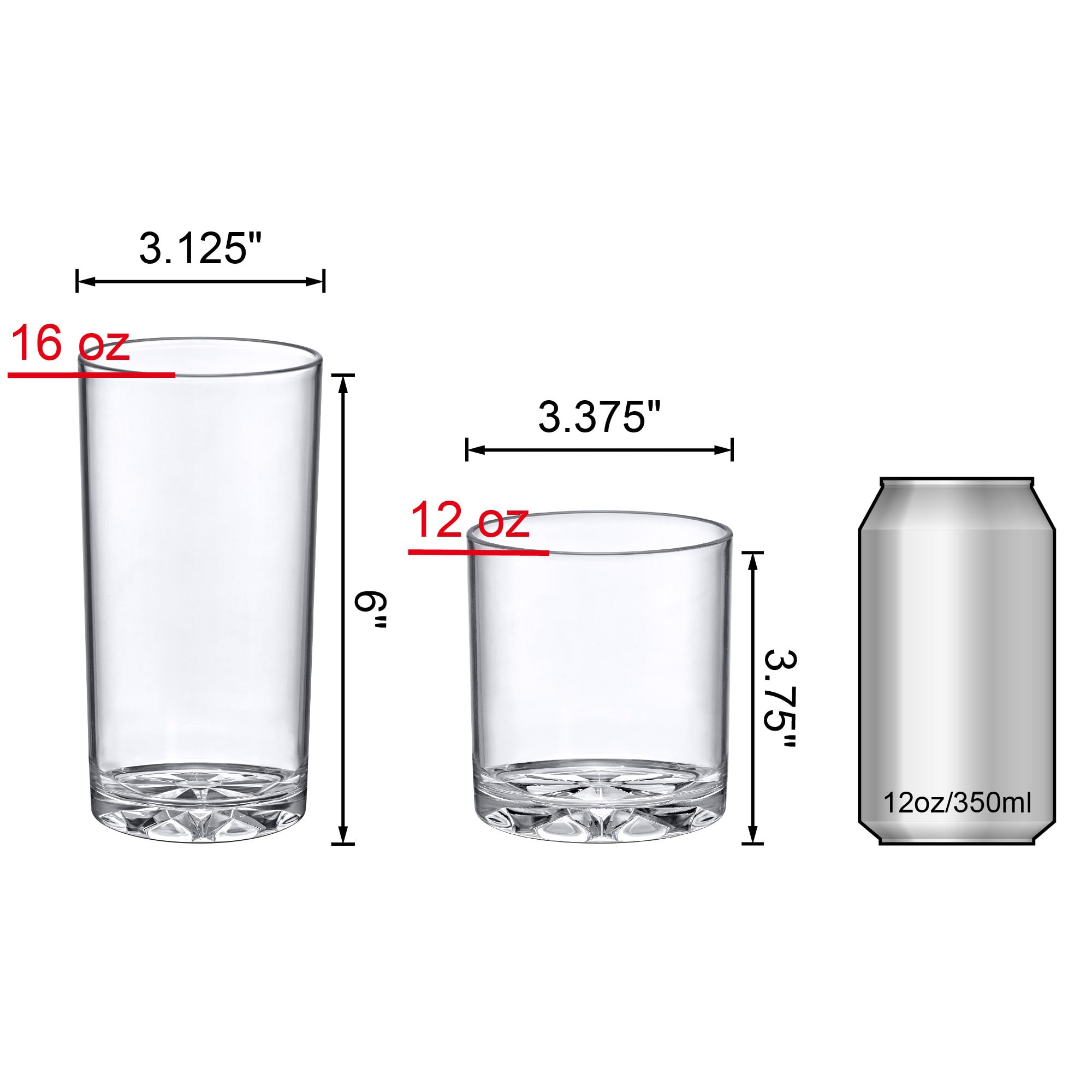 Amazing Abby Liberty 16oz tumbler front view; roomy for hydration at home or work.