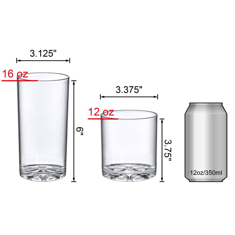 Amazing Abby Liberty 16oz tumbler front view; roomy for hydration at home or work.