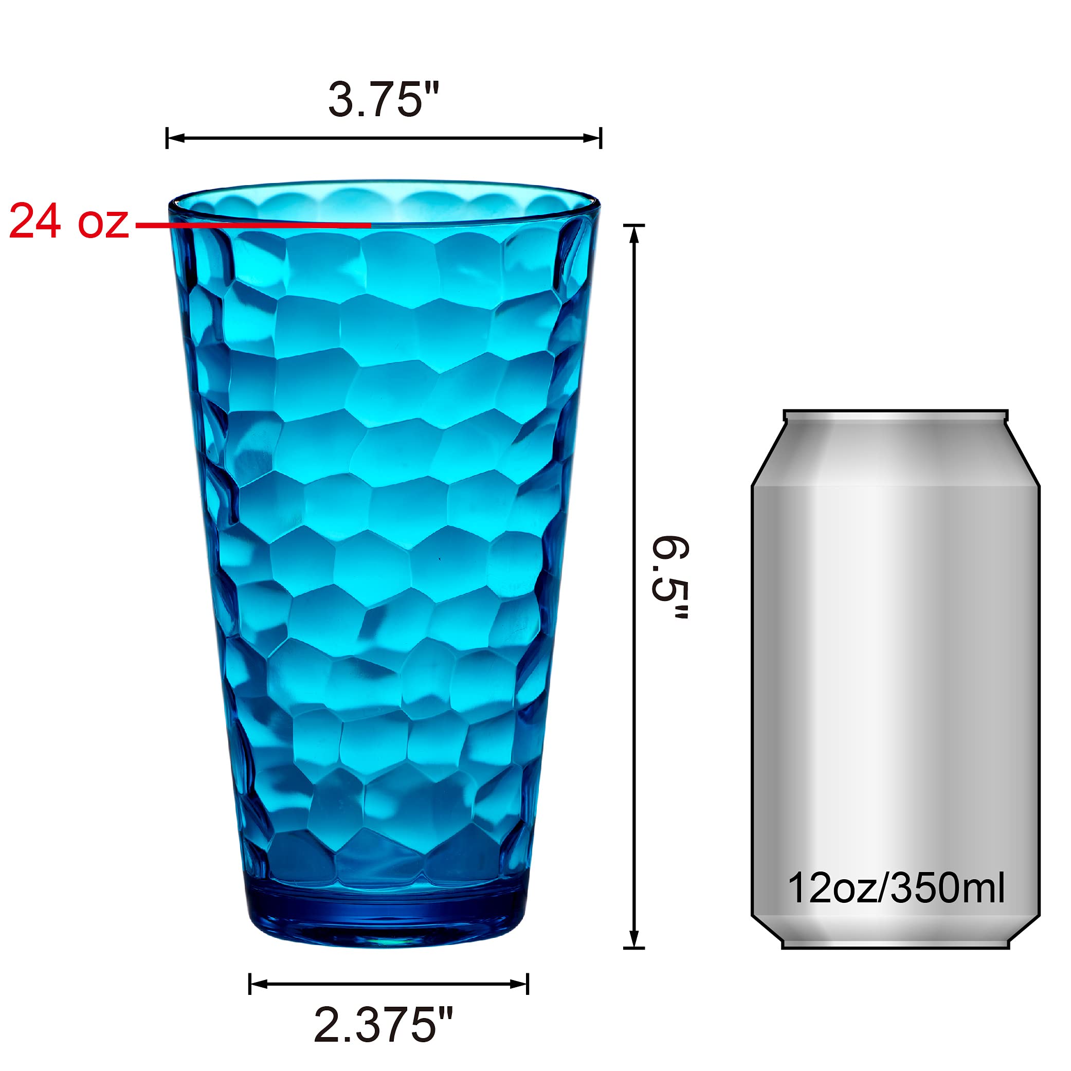 Amazing Abby outdoor-indoor use tumbler set for poolside and picnics