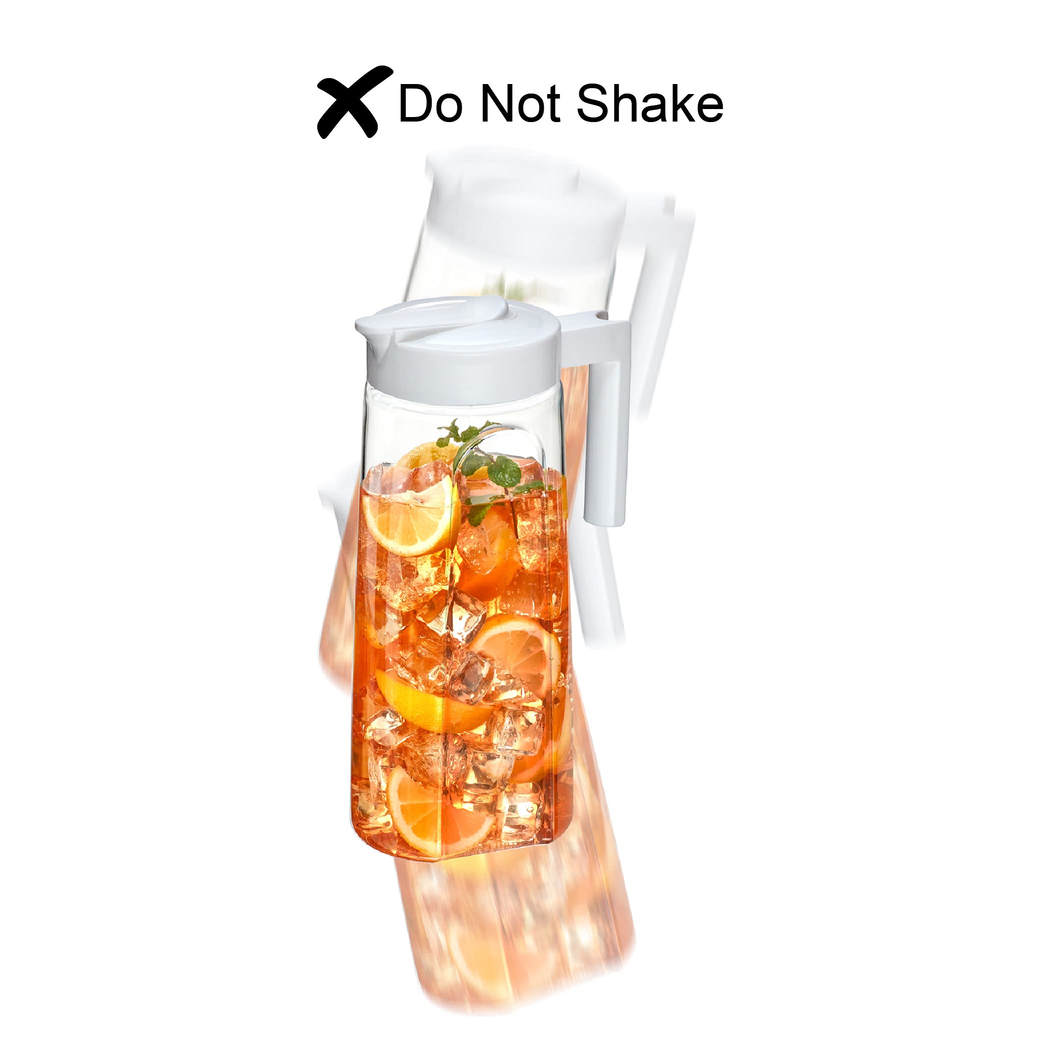 Amazing Abby Slim Tritan Pitcher suited for indoor and outdoor use.
