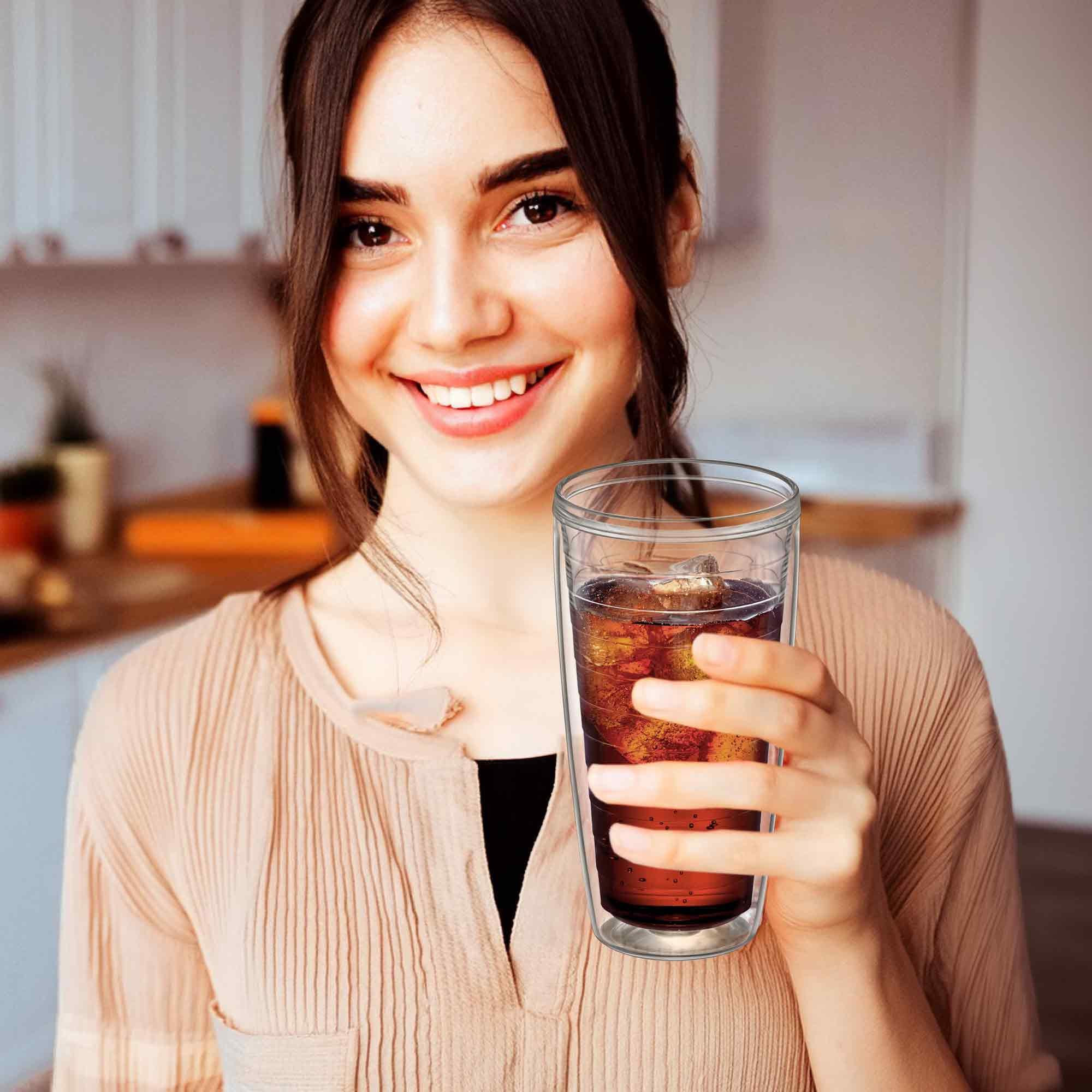 Amazing Abby Alaska shatter-proof tumbler maintains durability for daily use.