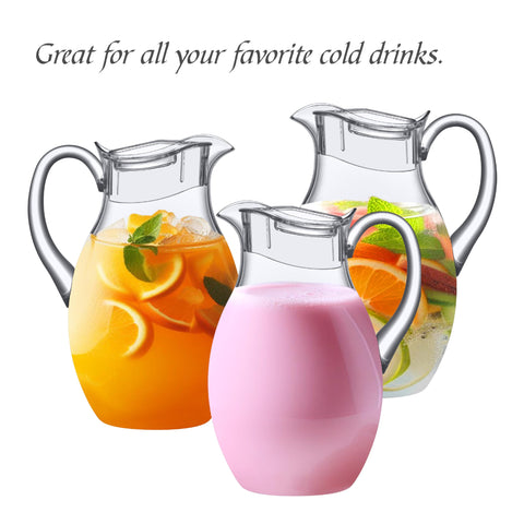 Amazing Abby Bubbly Grand pitcher with ice, helps keep drinks cool.