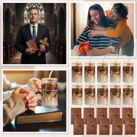 AmazingSpark brown gift packaging suitable for Christmas and church gifts