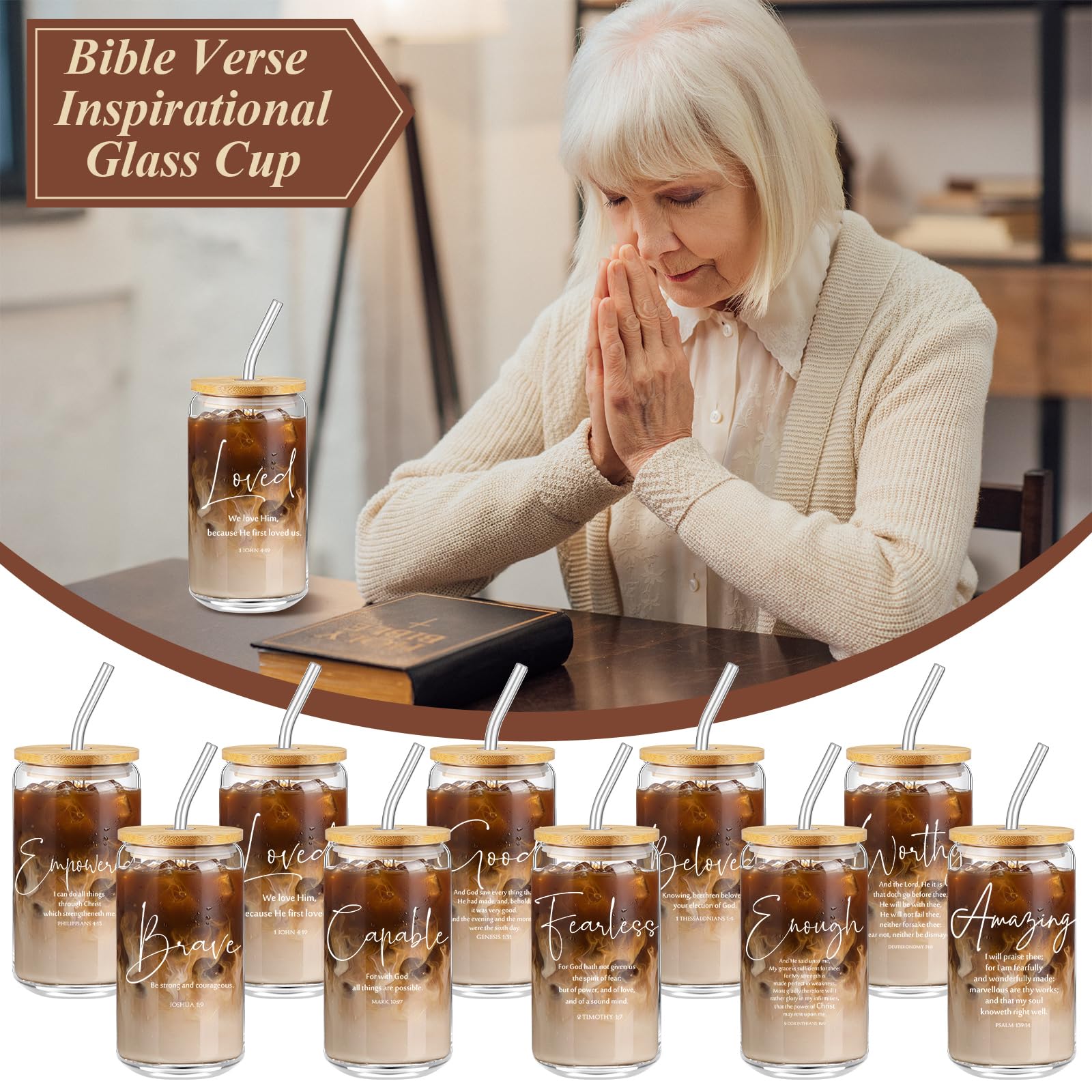 AmazingSpark Bible verse design on product items for thoughtful gifting