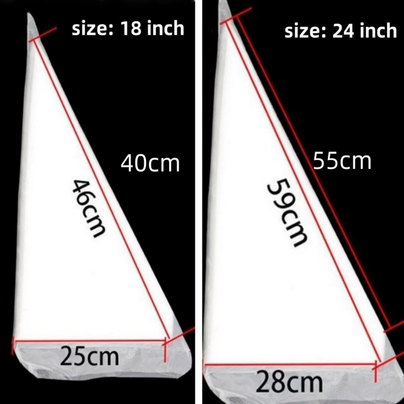 AMBESTAR 18-inch tipless bag filling enables neat, quick icing prep.