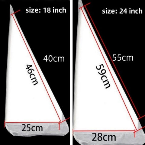 AMBESTAR 18-inch tipless bag filling enables neat, quick icing prep.