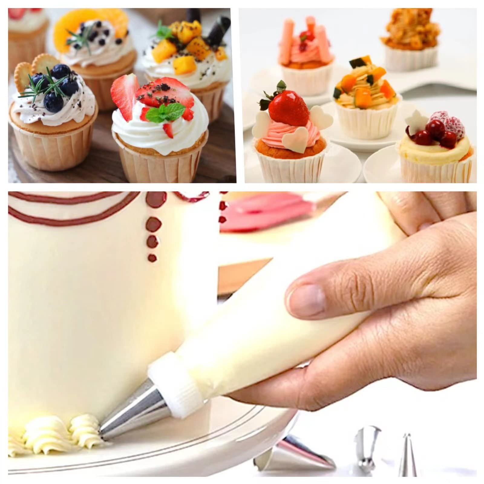 AMBESTAR decorating bags ideal for cakes and cookies with buttercream.