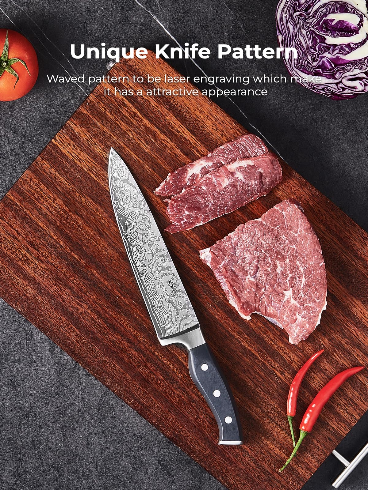 AMEGAT ergonomic ABS handle offers comfortable, secure grip during use.