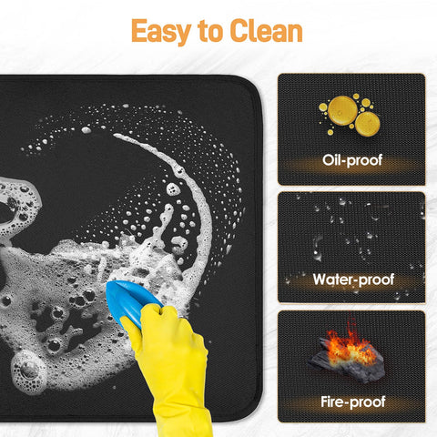 Amerbro mat is oilproof and easy to wipe clean