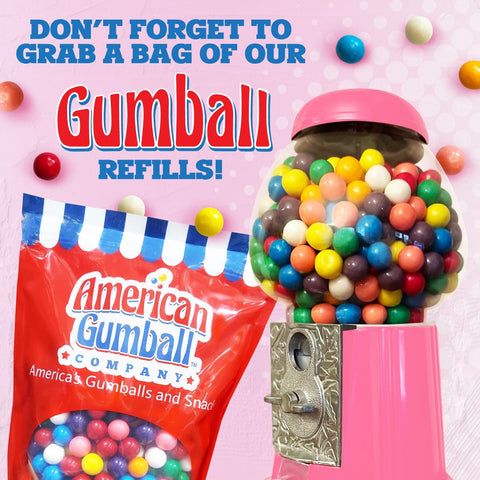 American Gumball Company free-spin option enables coin-free snack dispensing
