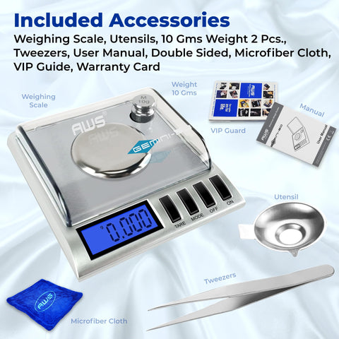 American Weigh Scales Gemini-20 with flip-down lid as weighing tray