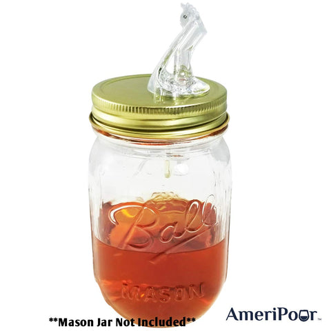 AmeriPour dishwasher-safe packaging highlights durable design.