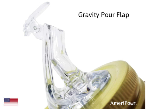 AmeriPour versatile uses montage shows whiskey, syrups, coffee.