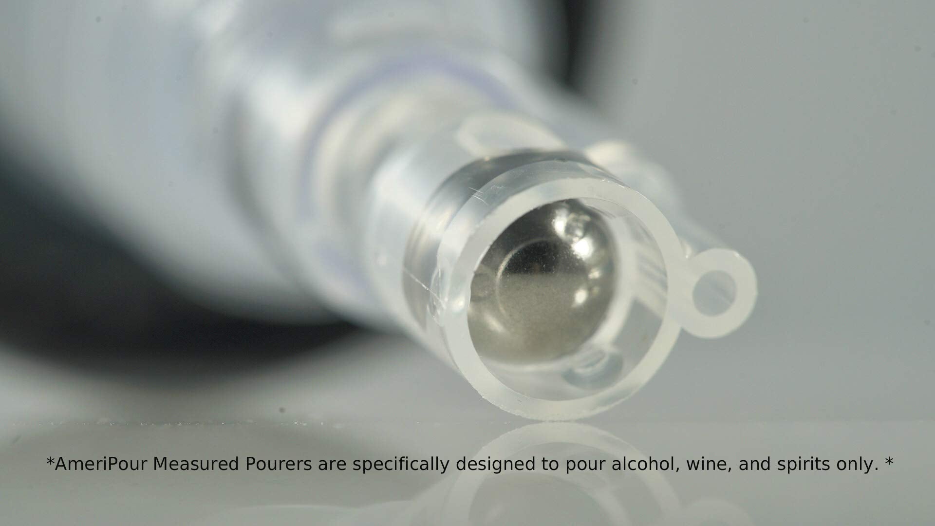 AmeriPour wine-friendly pourer ideal for accurate wine servings.